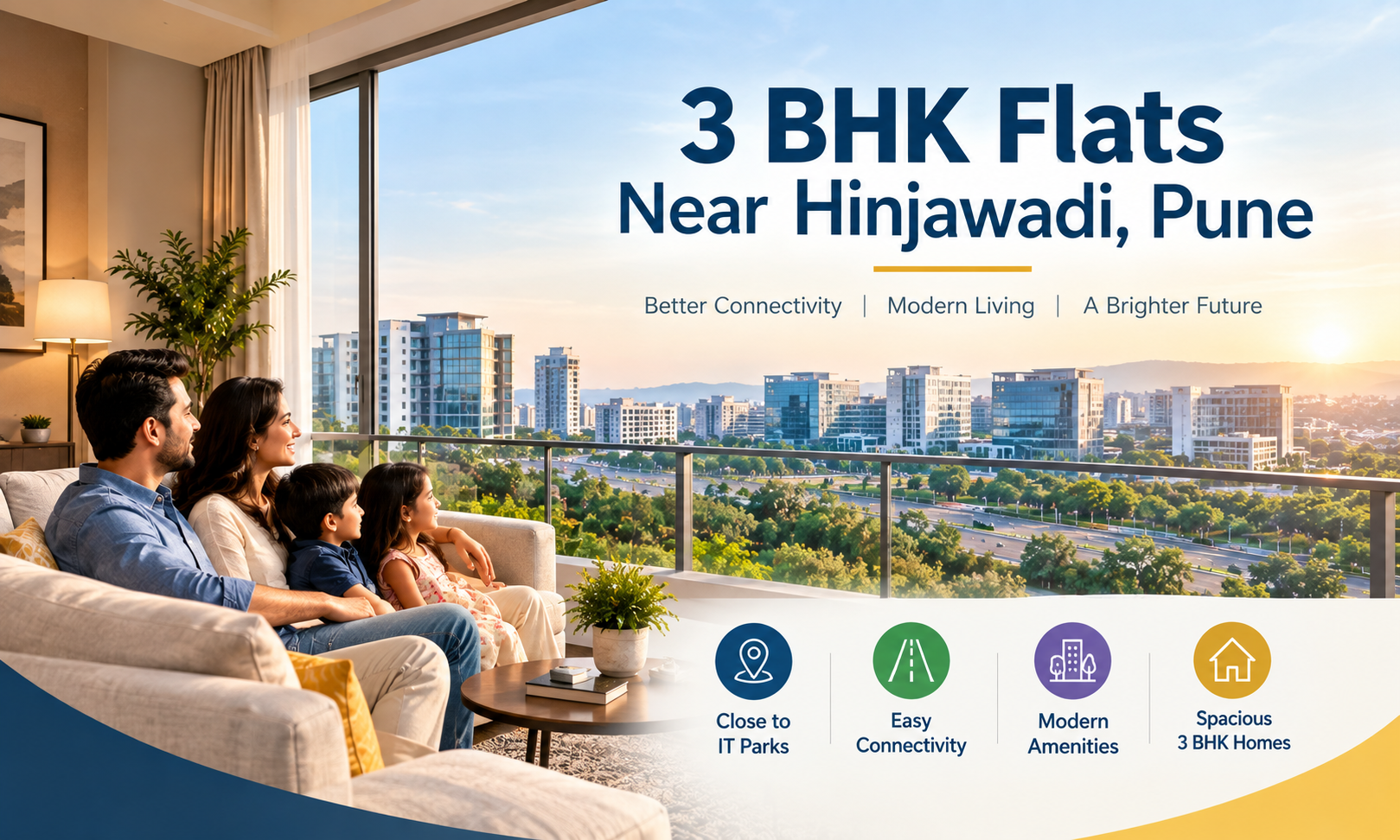 3 BHK Flats Near Hinjawadi
