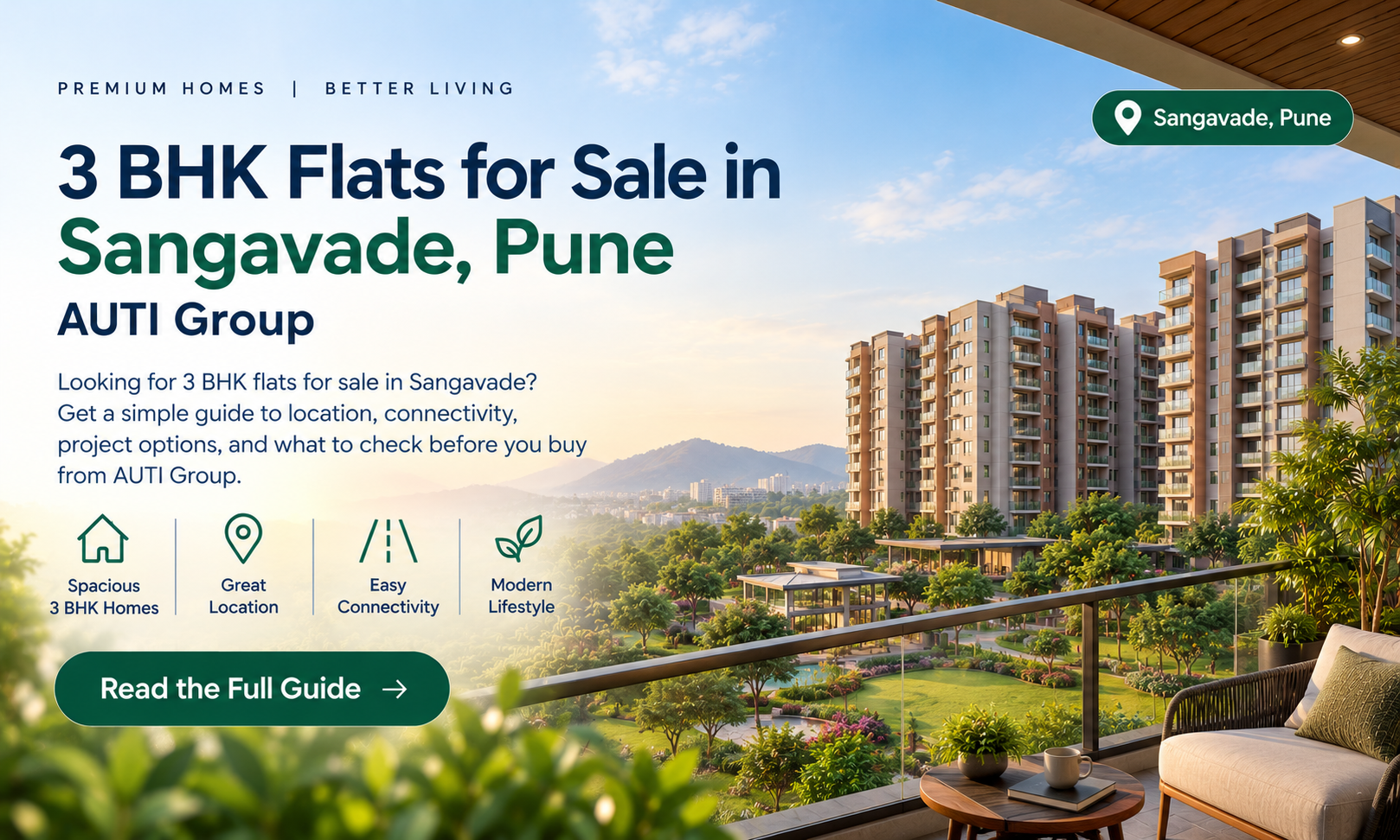3 BHK Flats for Sale in Sangavade, Pune
