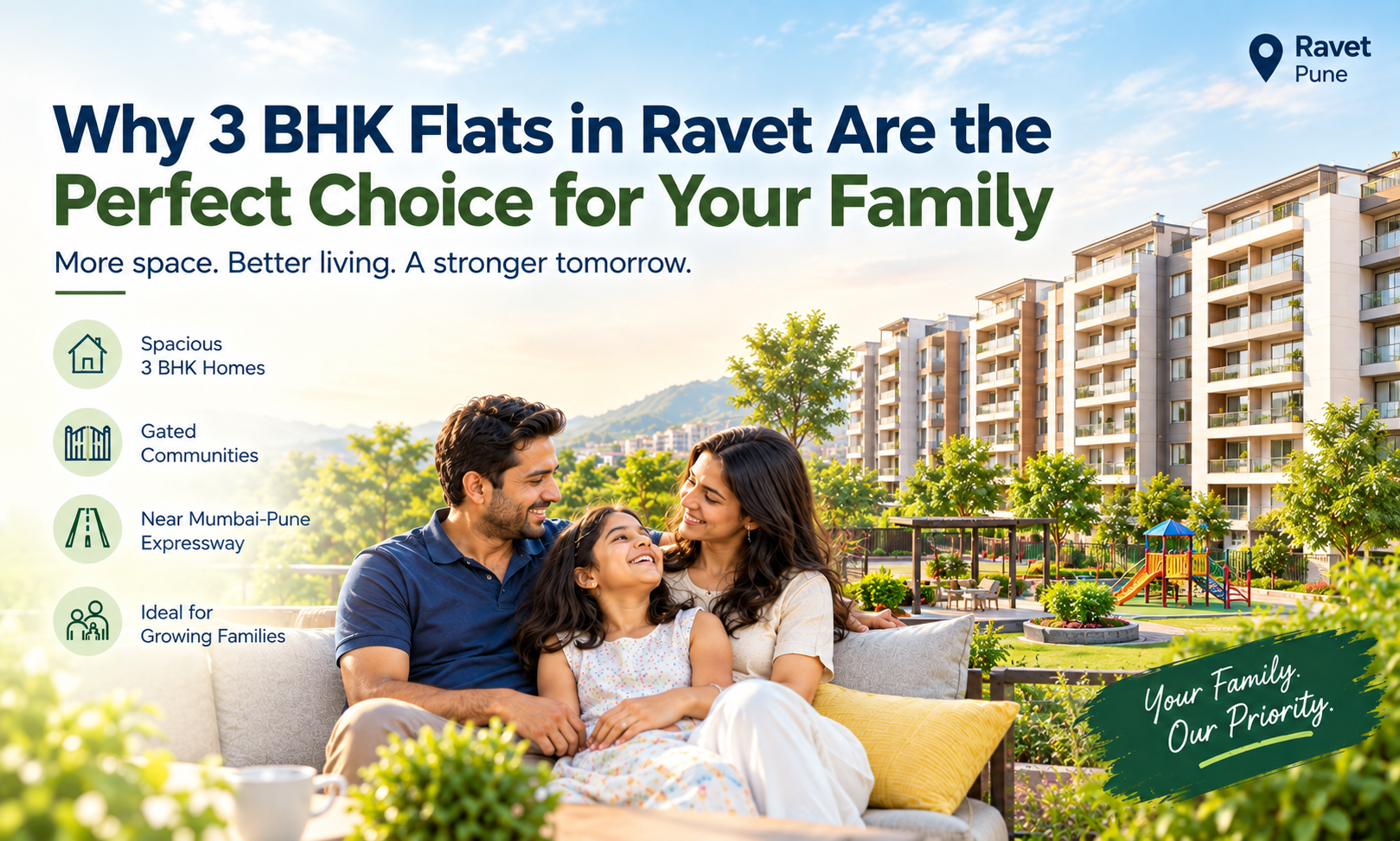 3 BHK Flats in Ravet, Pune